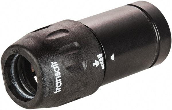 Transair - 2-1/2" ID, 63mm OD, 63 mm to 40 mm Plug-In Reducer - Plastic, 232 Max psi, 3-7/8" Long - Eagle Tool & Supply