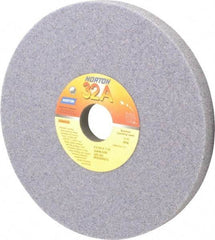 Norton - 8" Diam x 1-1/4" Hole x 3/4" Thick, I Hardness, 46 Grit Surface Grinding Wheel - Aluminum Oxide, Type 5, Coarse Grade, 3,105 Max RPM, Vitrified Bond, One-Side Recess - Eagle Tool & Supply