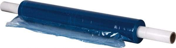 Stretch Associates - 20" x 1,000' 80 Gauge Blue Hand Held Stretch & Pallet Wrap with Extended Core - 80 Gauge, Blue - Eagle Tool & Supply