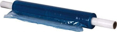Stretch Associates - 20" x 1,000' 80 Gauge Blue Hand Held Stretch & Pallet Wrap with Extended Core - 80 Gauge, Blue - Eagle Tool & Supply