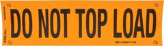 Nifty Products - DO NOT TOP LOAD Shipping Label - 10" High x 3" Wide - Eagle Tool & Supply