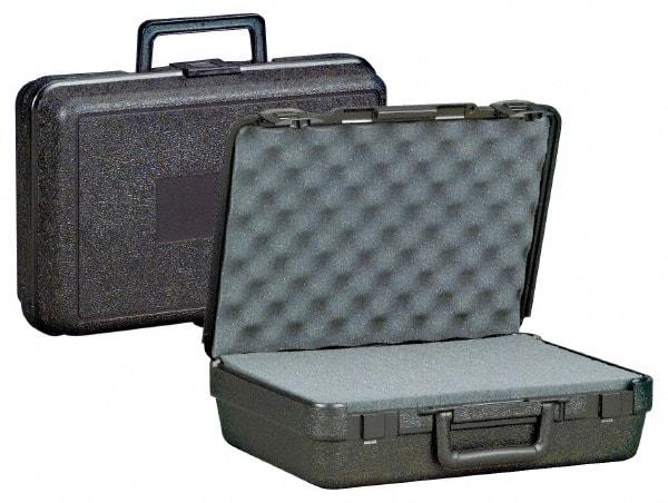 Platt - 19" Wide, Clamshell Hard Case - Black, Polyethylene - Eagle Tool & Supply