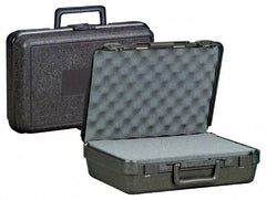 Platt - 19" Wide, Clamshell Hard Case - Black, Polyethylene - Eagle Tool & Supply