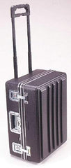 Platt - 19-1/2" Wide x 13-3/4" High, Shipping/Travel Case - Black, Polyethylene - Eagle Tool & Supply