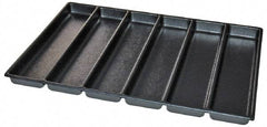 Kennedy - Tool Box Durable ABS Plastic Organizer - 23" Wide x 16-1/2" Deep x 2" High, Black, For 27" Wide Roller Cabinets - Eagle Tool & Supply