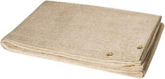 Steiner - 10' High x 10' Wide x 0.035" Thick Fiberglass Welding Blanket - Tan, Grommet - Eagle Tool & Supply