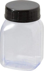 Dynalon Labware - 50 mL Wide-Mouth Bottle - PVC, Clear, 2.36" High x 0.98" Diam, 0.98" Cap - Eagle Tool & Supply