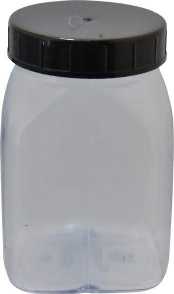 Dynalon Labware - 200 mL Wide-Mouth Bottle - PVC, Clear, 3.42" High x 1.69" Diam, 1.69" Cap - Eagle Tool & Supply