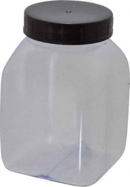 Dynalon Labware - 300 mL Wide-Mouth Bottle - PVC, Clear, 3.74" High x 1.65" Diam, 1.65" Cap - Eagle Tool & Supply