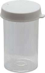 Dynalon Labware - 7 Drams Vial - Polystyrene, Clear, 2" High x 1" Diam, 3/4" Cap - Eagle Tool & Supply