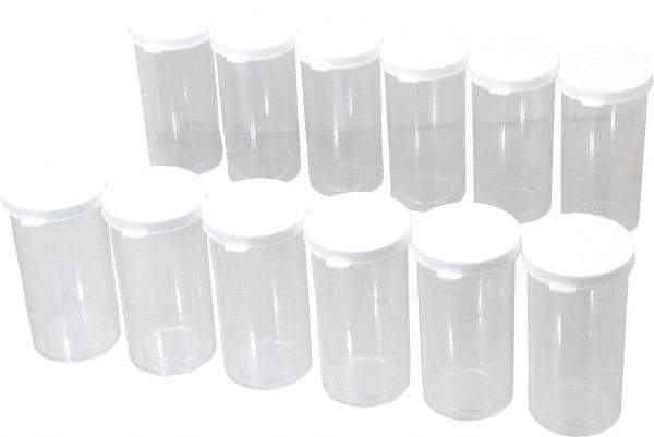 Dynalon Labware - 40 Drams Vial - Polystyrene, Clear, 4" High x 1-3/4" Diam, 3/4" Cap - Eagle Tool & Supply