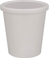 Dynalon Labware - 7.5 oz Disposable Container - PPCO, White, 2-3/4" High x 2-3/4" Diam, 3/4" Cap - Eagle Tool & Supply