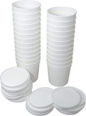 Dynalon Labware - 16 oz Disposable Container - PPCO, White, 3-5/8" High x 2-3/4" Diam, 3/4" Cap - Eagle Tool & Supply