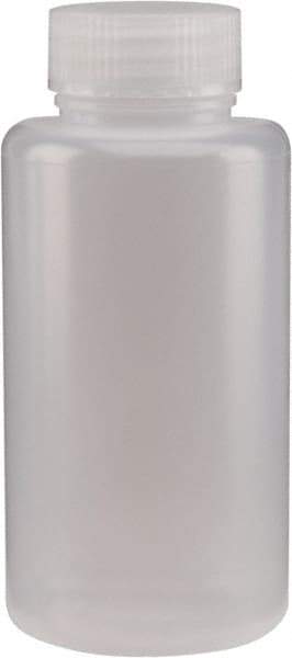 Dynalon Labware - 500 mL Wide-Mouth Bottle - Polyethylene, Translucent, 6-1/2" High x 2.95" Diam, 3/4" Cap - Eagle Tool & Supply