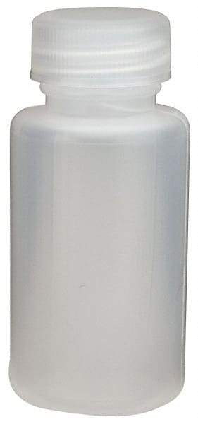 Dynalon Labware - 30 mL Narrow-Mouth Bottle - Polyethylene, Translucent, 2.6" High x 2.6" Diam, 3/4" Cap - Eagle Tool & Supply