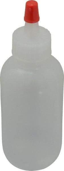 Dynalon Labware - 60 mL Dispensing Bottle - Polyethylene, Translucent, 4-1/4" High x 1-1/2" Diam, 3/4" Cap - Eagle Tool & Supply