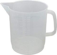 Dynalon Labware - 2,000 ml Polypropylene Graduated Beaker - 50 ml Graduation, 5-23/32" Diam x 6-1/2" High - Eagle Tool & Supply