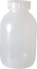 Bel-Art - 64 oz Wide-Mouth Bottle - Polypropylene, Translucent, 8.4" High x 4.9" Diam, 3/4" Cap - Eagle Tool & Supply