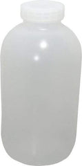 Bel-Art - 1 Gal Wide-Mouth Bottle - Polypropylene, Translucent, 11.3" High x 5.9" Diam, 3/4" Cap - Eagle Tool & Supply