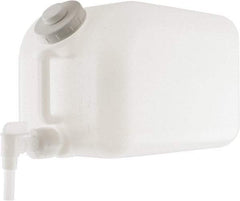 Bel-Art - 5 Gal Carboy - Polyethylene, White, 15" Diam, 3/4" Cap - Eagle Tool & Supply