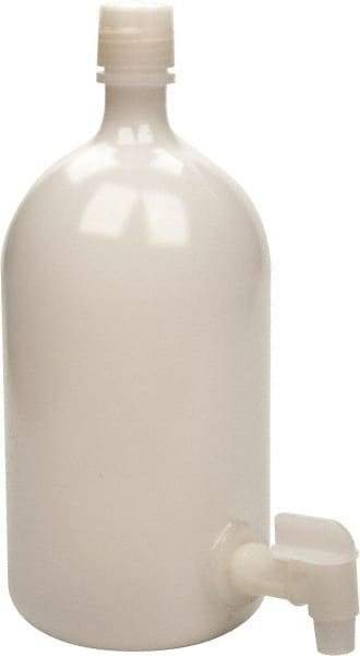 Bel-Art - 1 Gal Carboy - Polyethylene, White, 38mm Cap - Eagle Tool & Supply