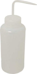 Bel-Art - 32 oz Wide-Mouth Bottle - Polyethylene, Translucent, 53mm Cap - Eagle Tool & Supply