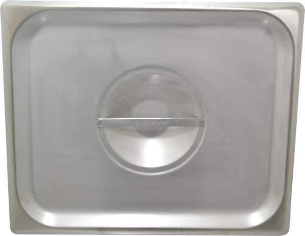 VOLLRATH - 12.8" Long x 10.4" Wide, Rectangular Stainless Steel Lid - Use with Food Pan - Eagle Tool & Supply