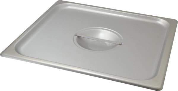 VOLLRATH - 13.9" Long x 12.9" Wide, Rectangular Stainless Steel Lid - Use with Food Pan - Eagle Tool & Supply