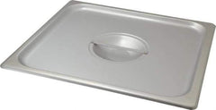 VOLLRATH - 13.9" Long x 12.9" Wide, Rectangular Stainless Steel Lid - Use with Food Pan - Eagle Tool & Supply