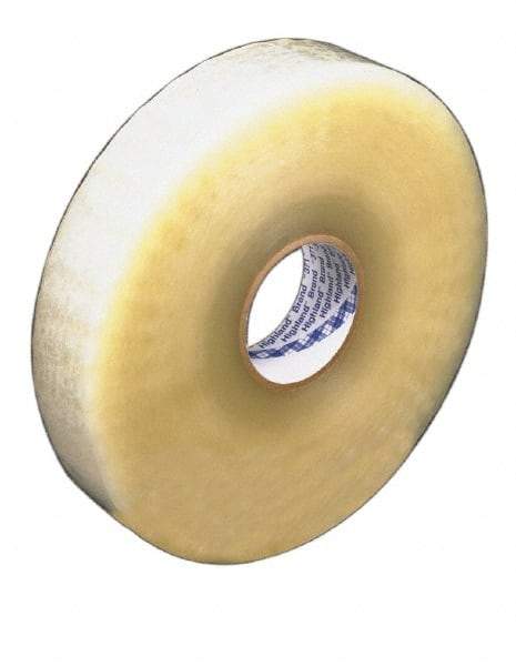 3M - 2" x 1640 Yd Clear Rubber Adhesive Sealing Tape - Polypropylene Film Backing, 1.9 mil Thick, 44 Lb Tensile Strength, Series 371 - Eagle Tool & Supply