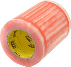 3M - 500 Piece, 8" Long x 6" Wide, Tape Roll - Document Enclosed, Clear with Orange Border - Eagle Tool & Supply