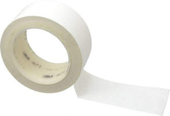 3M - White Solid Color Vinyl Tape - 2" Wide x 108' Long x 5.2 mil Thick, General Traffic - Eagle Tool & Supply