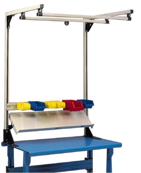 Qualtech - Steel Workbench & Workstation Bin Bar - Use with Hubbell SKB-030550 5' Twin Bench Rail Kit - Eagle Tool & Supply