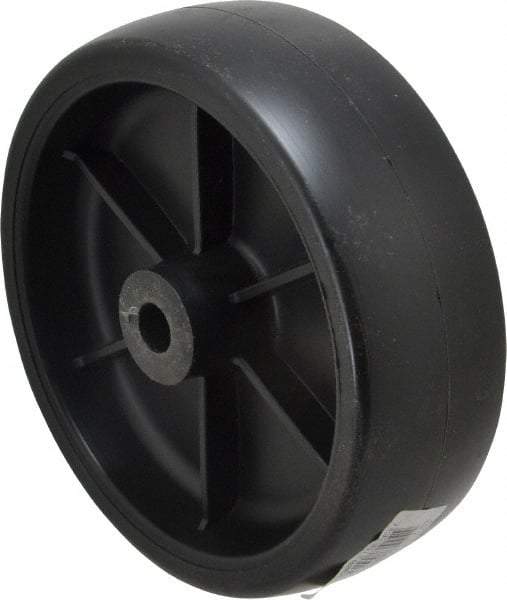 Fairbanks - 6 Inch Diameter x 2 Inch Wide, Polyolefin Caster Wheel - 675 Lb. Capacity, 2-1/4 Inch Hub Length, 1/2 Inch Axle Diameter, Plain Bearing - Eagle Tool & Supply