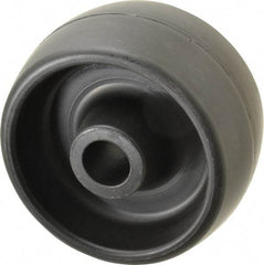Fairbanks - 4 Inch Diameter x 2 Inch Wide, Polyolefin Caster Wheel - 400 Lb. Capacity, 2-1/4 Inch Hub Length, 3/4 Inch Axle Diameter, Plain Bearing - Eagle Tool & Supply