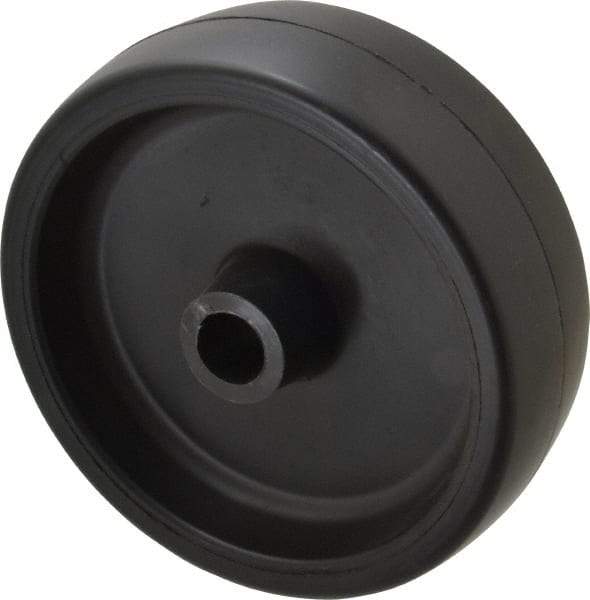 Fairbanks - 6 Inch Diameter x 2 Inch Wide, Polyolefin Caster Wheel - 650 Lb. Capacity, 2-3/16 Inch Hub Length, 3/4 Inch Axle Diameter, Plain Bearing - Eagle Tool & Supply