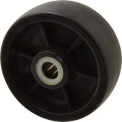 Fairbanks - 5 Inch Diameter x 2 Inch Wide, Polyolefin Caster Wheel - 650 Lb. Capacity, 2-3/16 Inch Hub Length, 3/4 Inch Axle Diameter, Roller Bearing - Eagle Tool & Supply