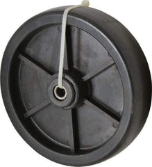 Fairbanks - 8 Inch Diameter x 2 Inch Wide, Polyolefin Caster Wheel - 800 Lb. Capacity, 2-3/16 Inch Hub Length, 3/4 Inch Axle Diameter, Roller Bearing - Eagle Tool & Supply