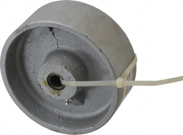 Fairbanks - 5 Inch Diameter x 2 Inch Wide, Cast Iron Caster Wheel - 1,000 Lb. Capacity, 2-3/16 Inch Hub Length, 1/2 Inch Axle Diameter, Plain Bearing - Eagle Tool & Supply