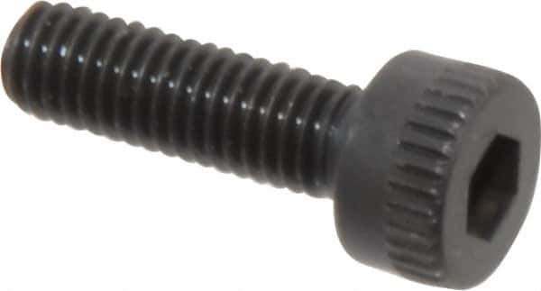 Made in USA - M3x0.50 Metric Coarse Hex Socket Drive, Socket Cap Screw - Grade 12.9 Alloy Steel, Black Oxide Finish, Fully Threaded, 10mm Length Under Head - Eagle Tool & Supply