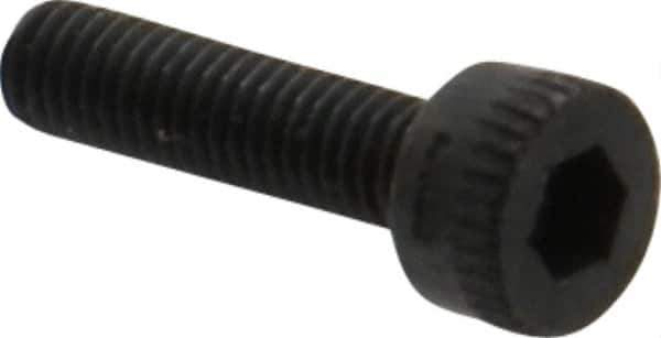 Made in USA - M3x0.50 Metric Coarse Hex Socket Drive, Socket Cap Screw - Grade 12.9 Alloy Steel, Black Oxide Finish, Fully Threaded, 12mm Length Under Head - Eagle Tool & Supply