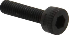 Made in USA - M3x0.50 Metric Coarse Hex Socket Drive, Socket Cap Screw - Grade 12.9 Alloy Steel, Black Oxide Finish, Fully Threaded, 12mm Length Under Head - Eagle Tool & Supply