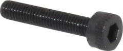Made in USA - M3x0.50 Metric Coarse Hex Socket Drive, Socket Cap Screw - Grade 12.9 Alloy Steel, Black Oxide Finish, Fully Threaded, 16mm Length Under Head - Eagle Tool & Supply