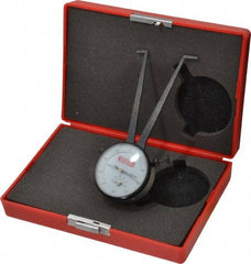 SPI - 30 to 55mm Inside Dial Caliper Gage - 0.025mm Graduation, 0.038mm Accuracy, 3-1/4" Leg Length, Ball Contact Points - Eagle Tool & Supply