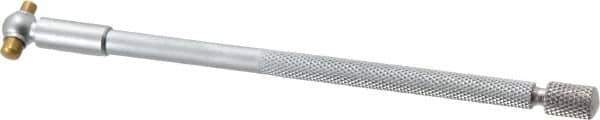 SPI - 5/16 to 1/2 Inch, 4.2 Inch Overall Length, Telescoping Gage - 4 Inch Long Handle, Hardened Tool Steel, Satin Chrome Finish and TiN Coated Working Faces - Eagle Tool & Supply
