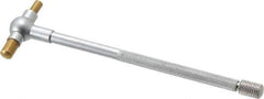 SPI - 3/4 to 1-1/4 Inch, 4.4 Inch Overall Length, Telescoping Gage - 4 Inch Long Handle, Hardened Tool Steel, Satin Chrome Finish and TiN Coated Working Faces - Eagle Tool & Supply