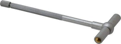 SPI - 2-1/8 to 3-1/2 Inch, 5.85 Inch Overall Length, Telescoping Gage - 5 Inch Long Handle, Hardened Tool Steel, Satin Chrome Finish and TiN Coated Working Faces - Eagle Tool & Supply