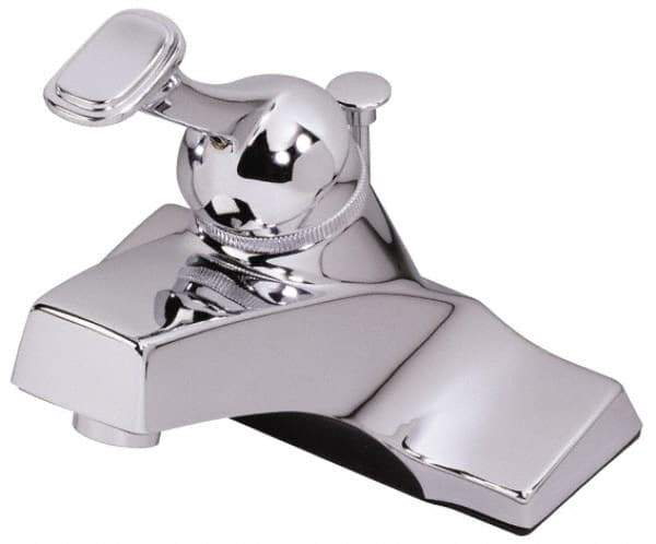 B&K Mueller - Lever Handle, Deck Plate Bathroom Faucet - One Handle, Pop Up Drain, Standard Spout - Eagle Tool & Supply