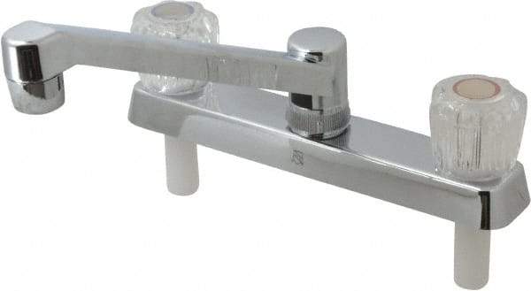 B&K Mueller - Deck Plate Mount, Kitchen Faucet without Spray - Two Handle, Knob Handle, Standard Spout - Eagle Tool & Supply