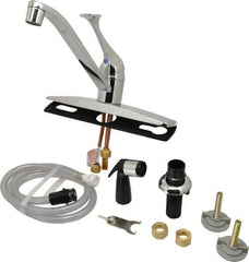 B&K Mueller - Deck Plate Mount, Kitchen Faucet with Spray - One Handle, Lever Handle, Standard Spout - Eagle Tool & Supply